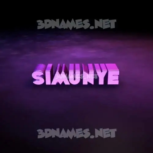 simunye in Big Purple style - 3D name wallpaper simunye in Big Purple style - 3D name wallpaper