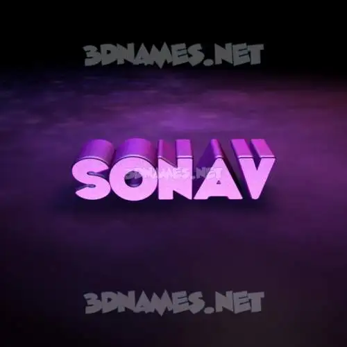 sonav in Big Purple style - 3D name wallpaper sonav in Big Purple style - 3D name wallpaper