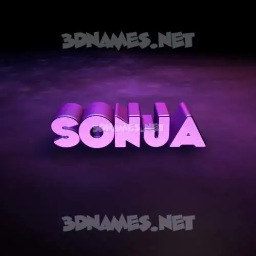 sonja in Big Purple style - 3D name wallpaper sonja in Big Purple style - 3D name wallpaper