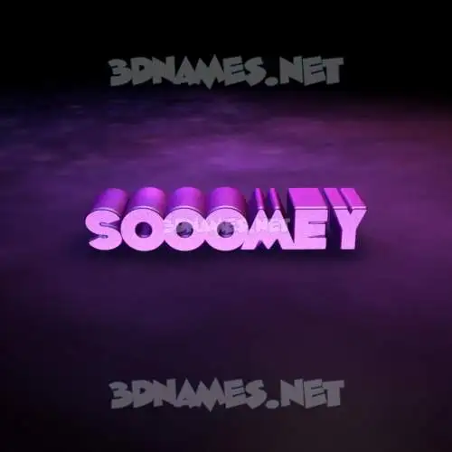 sooomey in Big Purple style - 3D name wallpaper sooomey in Big Purple style - 3D name wallpaper