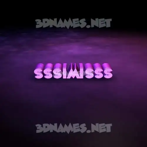 sssimisss in Big Purple style - 3D name wallpaper sssimisss in Big Purple style - 3D name wallpaper