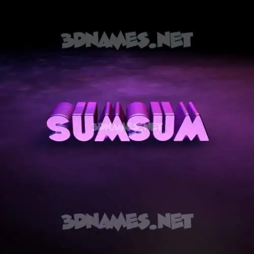 sumsum in Big Purple style - 3D name wallpaper sumsum in Big Purple style - 3D name wallpaper