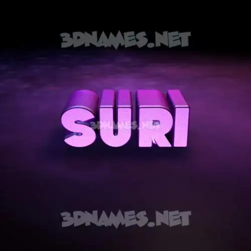 suri in Big Purple style - 3D name wallpaper suri in Big Purple style - 3D name wallpaper