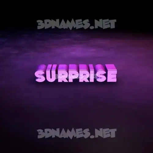 surprise in Big Purple style - 3D name wallpaper surprise in Big Purple style - 3D name wallpaper