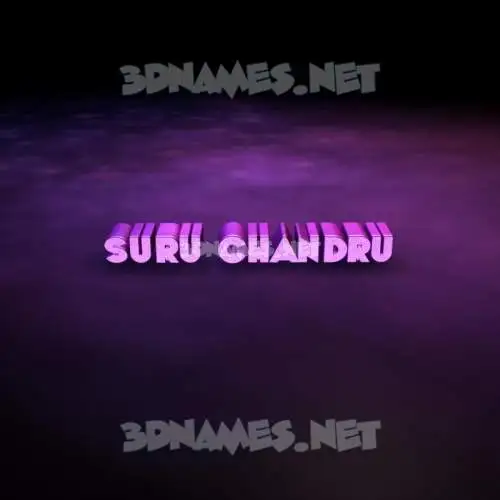 suru chandru in Big Purple style - 3D name wallpaper suru chandru in Big Purple style - 3D name wallpaper