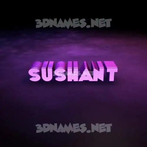sushant in Big Purple style - 3D name wallpaper sushant in Big Purple style - 3D name wallpaper