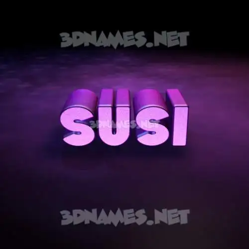 susi in Big Purple style - 3D name wallpaper susi in Big Purple style - 3D name wallpaper
