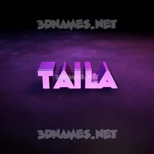 taila in Big Purple style - 3D name wallpaper taila in Big Purple style - 3D name wallpaper