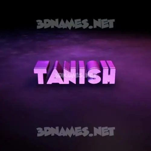tanish in Big Purple style - 3D name wallpaper tanish in Big Purple style - 3D name wallpaper
