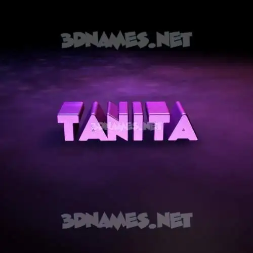 tanita in Big Purple style - 3D name wallpaper tanita in Big Purple style - 3D name wallpaper