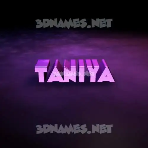 taniya in Big Purple style - 3D name wallpaper taniya in Big Purple style - 3D name wallpaper