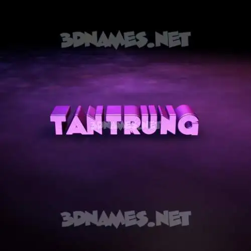 tantrung in Big Purple style - 3D name wallpaper tantrung in Big Purple style - 3D name wallpaper