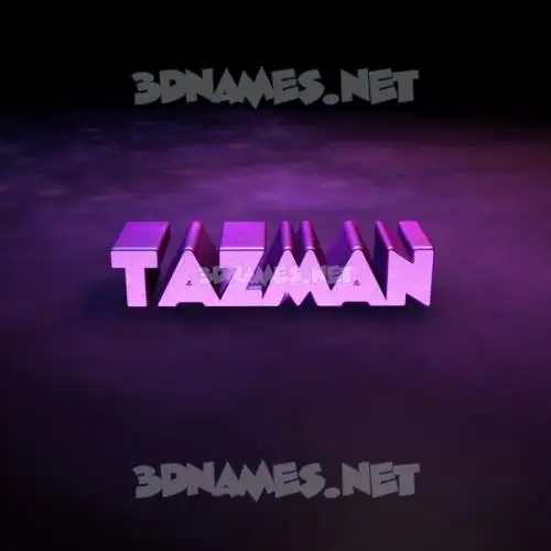 tazman in Big Purple style - 3D name wallpaper tazman in Big Purple style - 3D name wallpaper