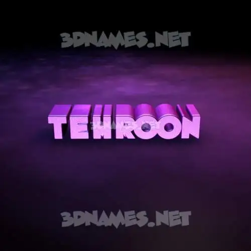 tehroon in Big Purple style - 3D name wallpaper tehroon in Big Purple style - 3D name wallpaper