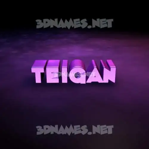teigan in Big Purple style - 3D name wallpaper teigan in Big Purple style - 3D name wallpaper