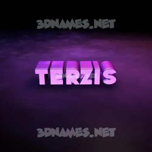 terzis in Big Purple style - 3D name wallpaper terzis in Big Purple style - 3D name wallpaper