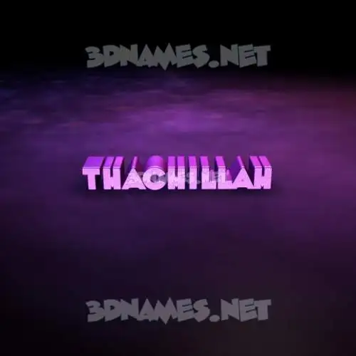 thachillah in Big Purple style - 3D name wallpaper thachillah in Big Purple style - 3D name wallpaper