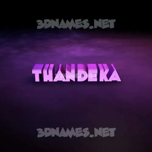 thandeka in Big Purple style - 3D name wallpaper thandeka in Big Purple style - 3D name wallpaper
