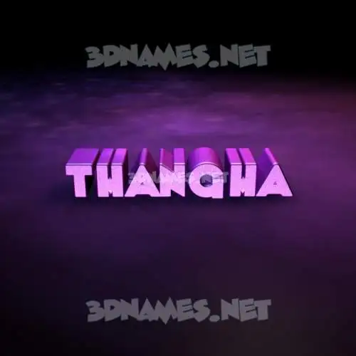 thangha in Big Purple style - 3D name wallpaper thangha in Big Purple style - 3D name wallpaper