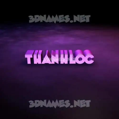 thanhloc in Big Purple style - 3D name wallpaper thanhloc in Big Purple style - 3D name wallpaper