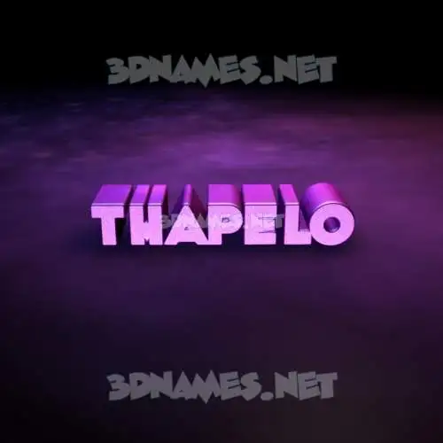 thapelo in Big Purple style - 3D name wallpaper thapelo in Big Purple style - 3D name wallpaper