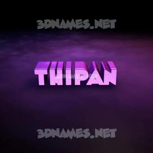 thipan in Big Purple style - 3D name wallpaper thipan in Big Purple style - 3D name wallpaper