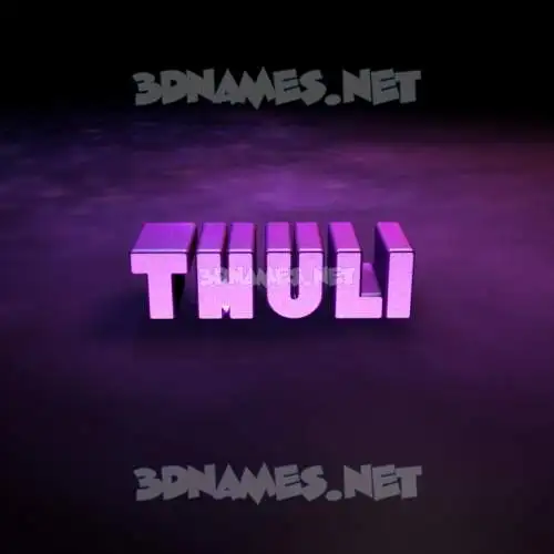 thuli in Big Purple style - 3D name wallpaper thuli in Big Purple style - 3D name wallpaper
