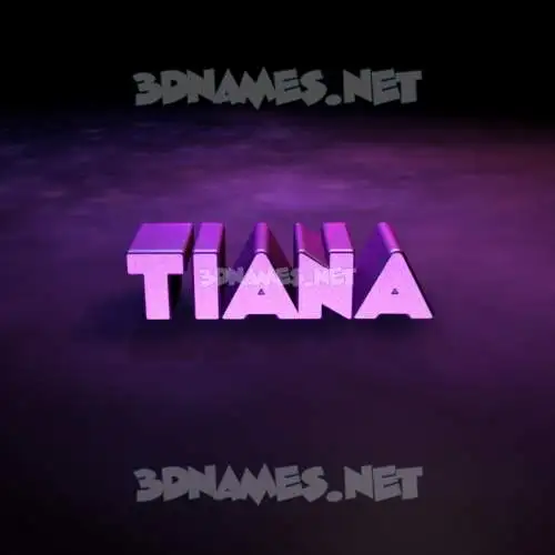 tiana in Big Purple style - 3D name wallpaper tiana in Big Purple style - 3D name wallpaper