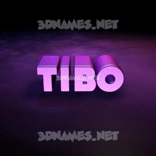 tibo in Big Purple style - 3D name wallpaper tibo in Big Purple style - 3D name wallpaper