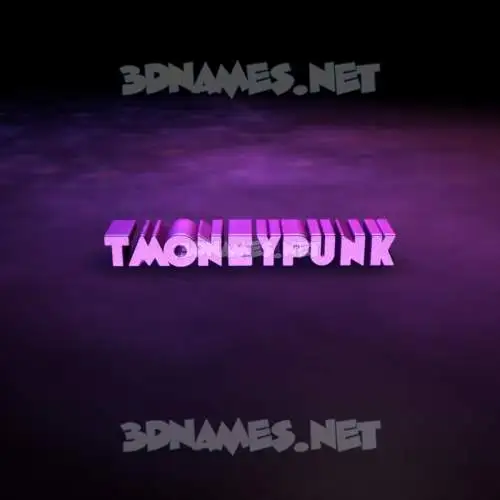 tmoneypunk in Big Purple style - 3D name wallpaper tmoneypunk in Big Purple style - 3D name wallpaper