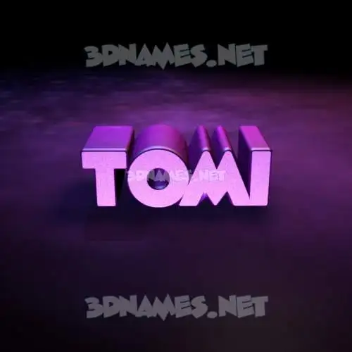 tomi in Big Purple style - 3D name wallpaper tomi in Big Purple style - 3D name wallpaper