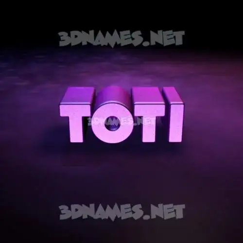 toti in Big Purple style - 3D name wallpaper toti in Big Purple style - 3D name wallpaper