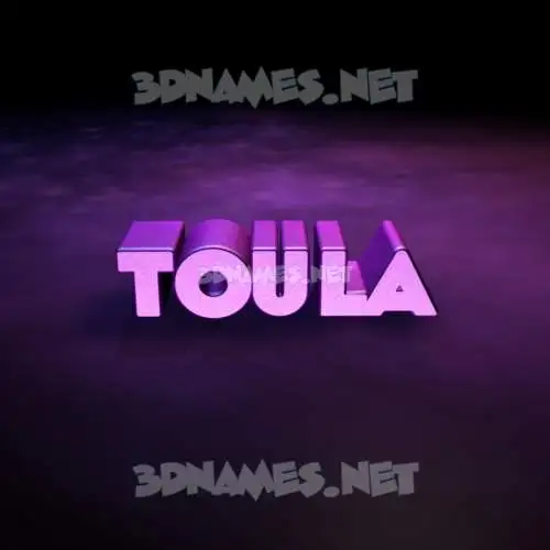 toula in Big Purple style - 3D name wallpaper toula in Big Purple style - 3D name wallpaper