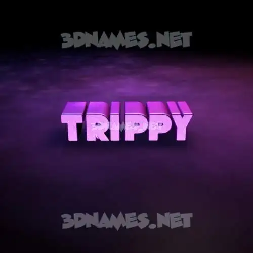 trippy in Big Purple style - 3D name wallpaper trippy in Big Purple style - 3D name wallpaper