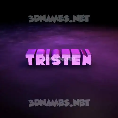 tristen in Big Purple style - 3D name wallpaper tristen in Big Purple style - 3D name wallpaper