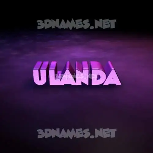 ulanda in Big Purple style - 3D name wallpaper ulanda in Big Purple style - 3D name wallpaper