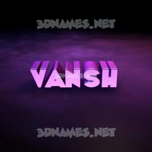 vansh in Big Purple style - 3D name wallpaper vansh in Big Purple style - 3D name wallpaper