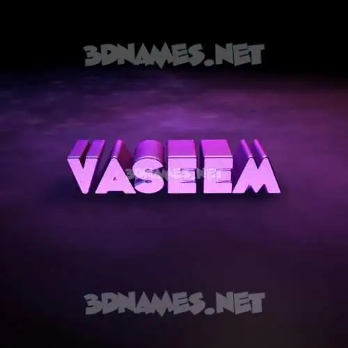 vaseem in Big Purple style - 3D name wallpaper vaseem in Big Purple style - 3D name wallpaper