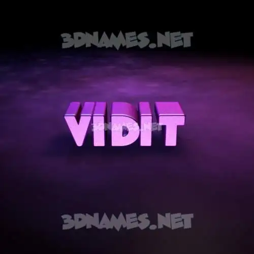 vidit in Big Purple style - 3D name wallpaper vidit in Big Purple style - 3D name wallpaper