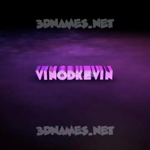 vinodkevin in Big Purple style - 3D name wallpaper vinodkevin in Big Purple style - 3D name wallpaper