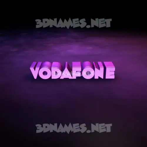 vodafone in Big Purple style - 3D name wallpaper vodafone in Big Purple style - 3D name wallpaper