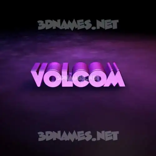 volcom in Big Purple style - 3D name wallpaper volcom in Big Purple style - 3D name wallpaper