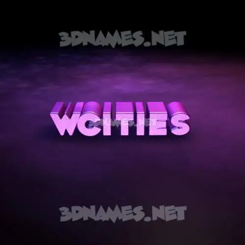 wcities in Big Purple style - 3D name wallpaper wcities in Big Purple style - 3D name wallpaper