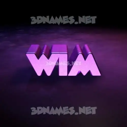 wim in Big Purple style - 3D name wallpaper wim in Big Purple style - 3D name wallpaper