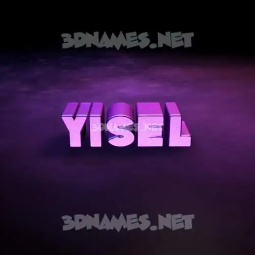 yisel in Big Purple style - 3D name wallpaper yisel in Big Purple style - 3D name wallpaper