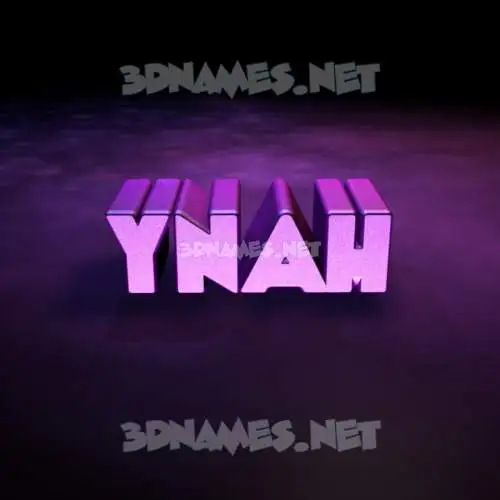 ynah in Big Purple style - 3D name wallpaper ynah in Big Purple style - 3D name wallpaper