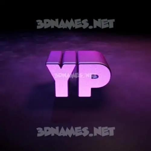 yp in Big Purple style - 3D name wallpaper yp in Big Purple style - 3D name wallpaper
