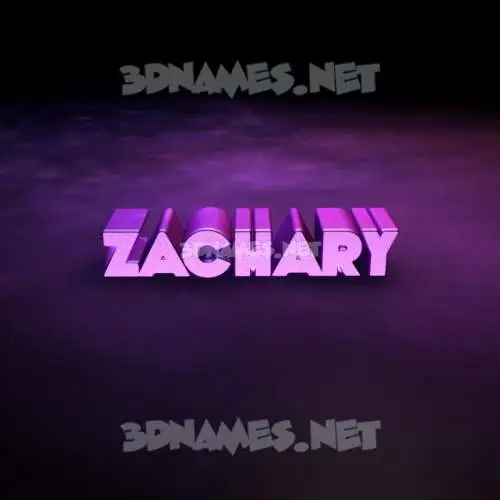zachary in Big Purple style - 3D name wallpaper zachary in Big Purple style - 3D name wallpaper