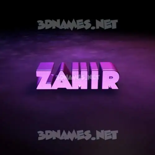 zahir in Big Purple style - 3D name wallpaper zahir in Big Purple style - 3D name wallpaper