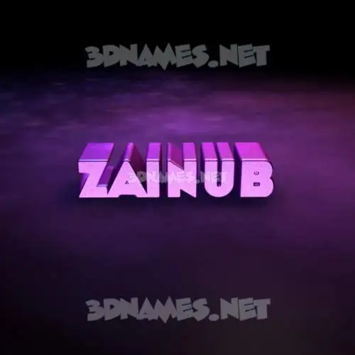 zainub in Big Purple style - 3D name wallpaper zainub in Big Purple style - 3D name wallpaper